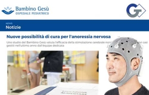 Uno studio del Bambino Gesù valida l'efficacia della tDCS contro l'anoressia nervosa